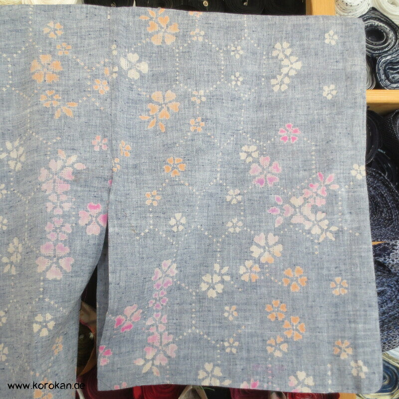Sakura Baumwoll Tsumugi Hitoe Kimono / Yukata