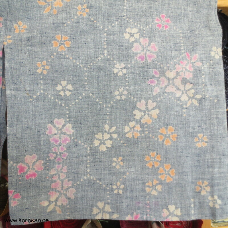 Sakura Baumwoll Tsumugi Hitoe Kimono / Yukata