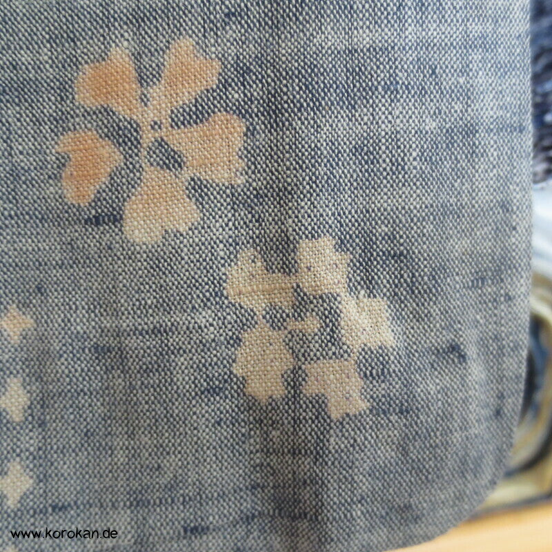 Sakura Baumwoll Tsumugi Hitoe Kimono / Yukata