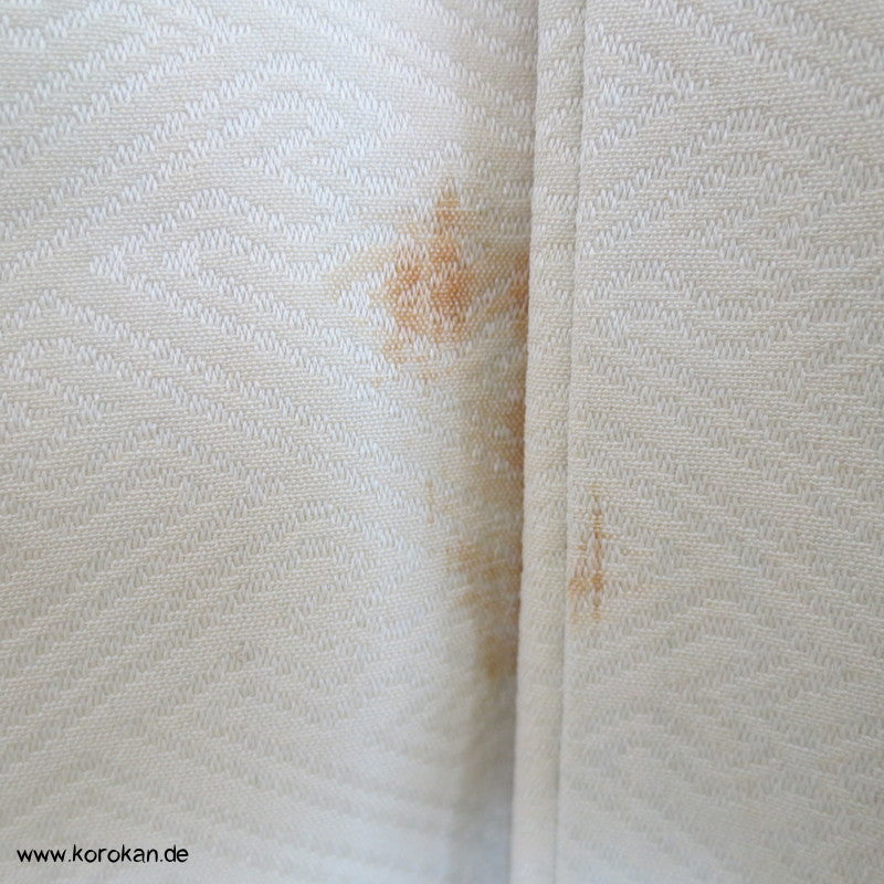 riesiges Noshi - Muster, Gold und Silber Furisode, prächtig