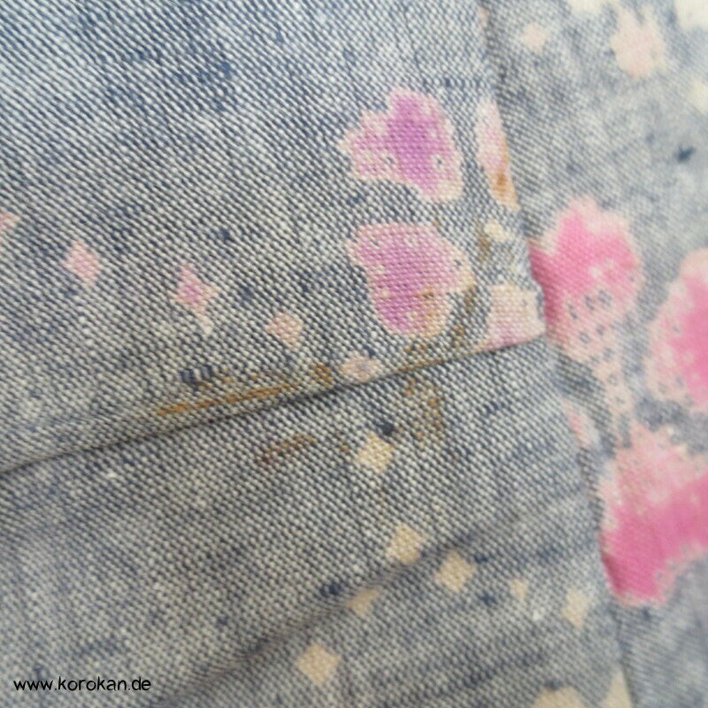 Sakura Baumwoll Tsumugi Hitoe Kimono / Yukata
