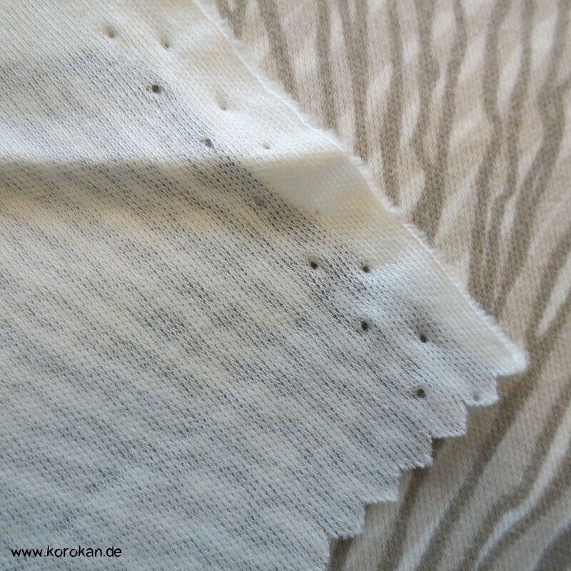 Gingko Blätter Interlock Baumwoll Jersey