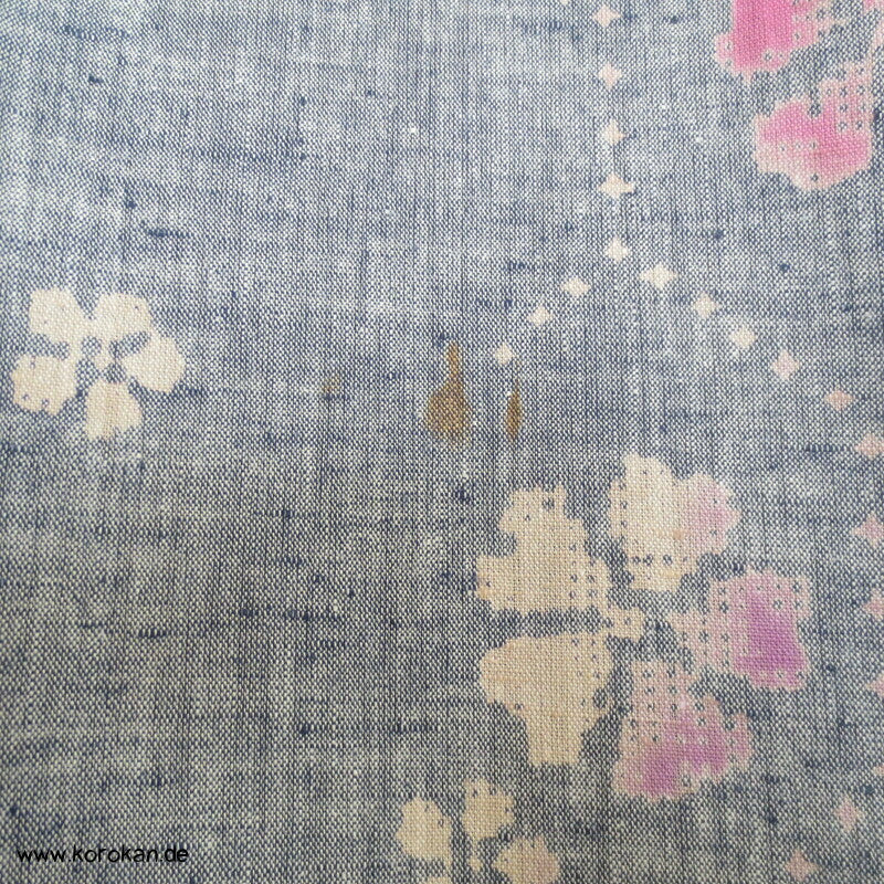 Sakura Baumwoll Tsumugi Hitoe Kimono / Yukata