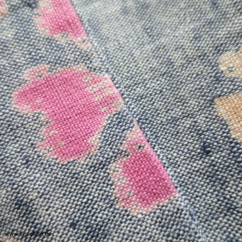 Sakura Baumwoll Tsumugi Hitoe Kimono / Yukata