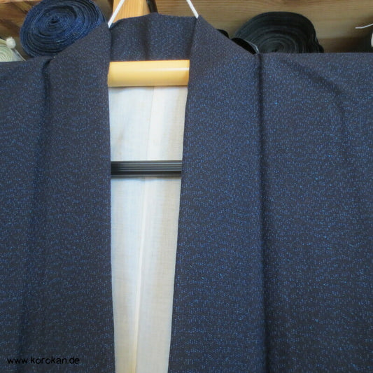 leichter feinmelierter Woll Hitoe Kimono