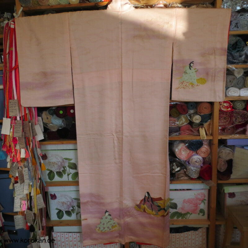 Murasaki Shikibu und Genji Homongi Kimono