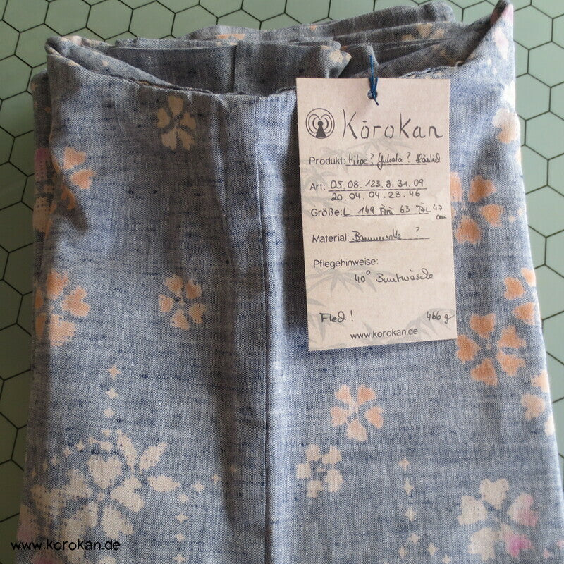 Sakura Baumwoll Tsumugi Hitoe Kimono / Yukata