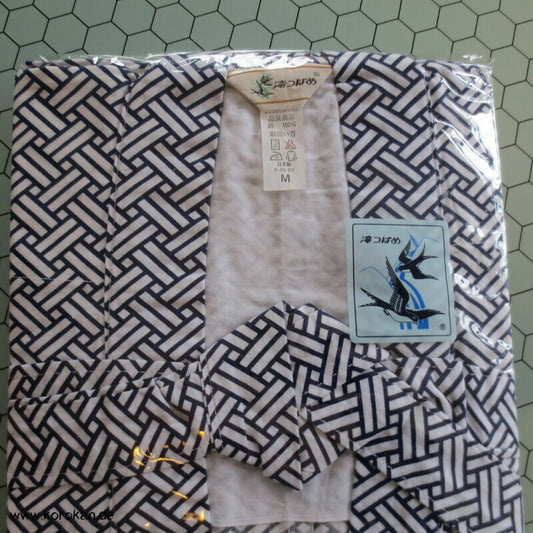 Higaki Nemaki - Kimono zum Schlafen, Baumwolle, originalverpackt