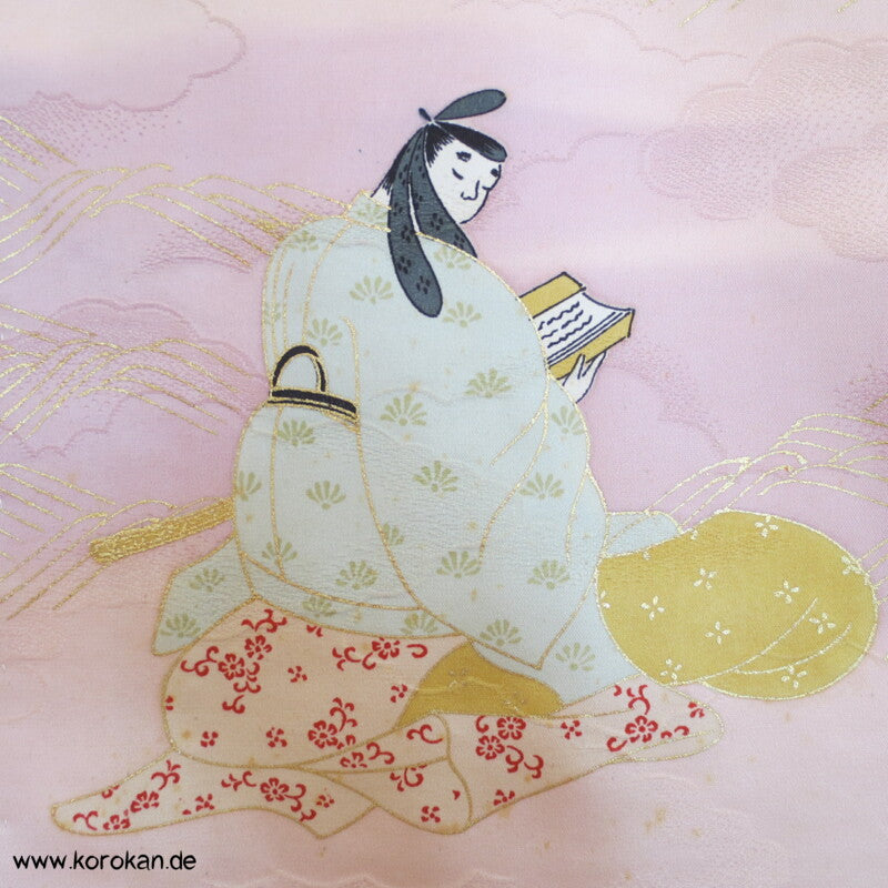 Murasaki Shikibu und Genji Homongi Kimono