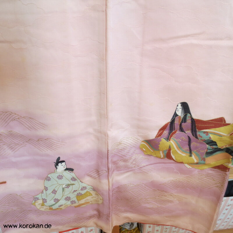 Murasaki Shikibu und Genji Homongi Kimono