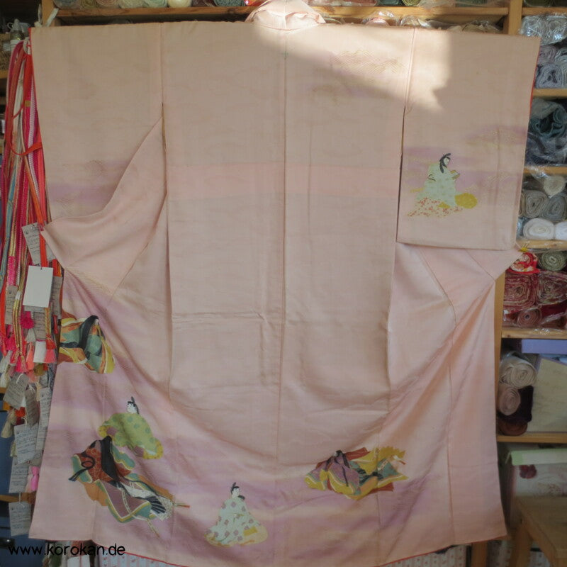 Murasaki Shikibu und Genji Homongi Kimono