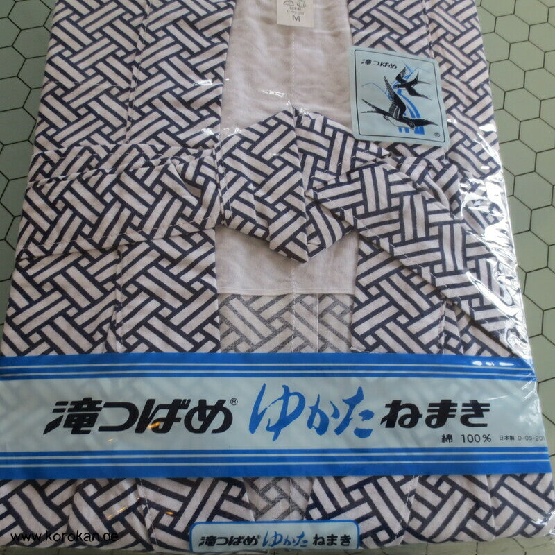 Higaki Nemaki - Kimono zum Schlafen, Baumwolle, originalverpackt