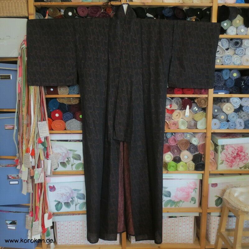 Wellen Drehergewebe Hitoe Kimono, Seide