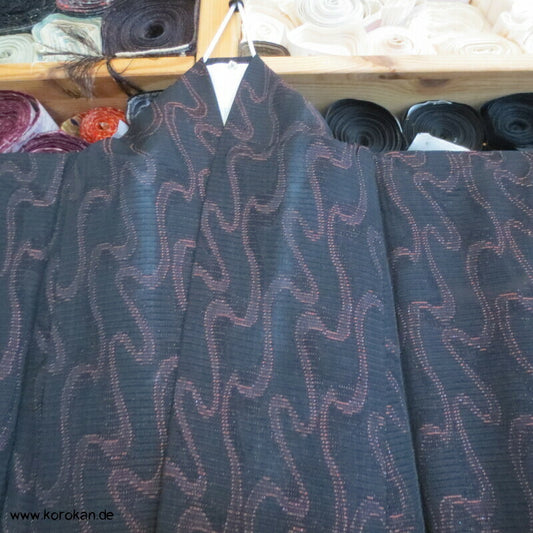 Wellen Drehergewebe Hitoe Kimono, Seide