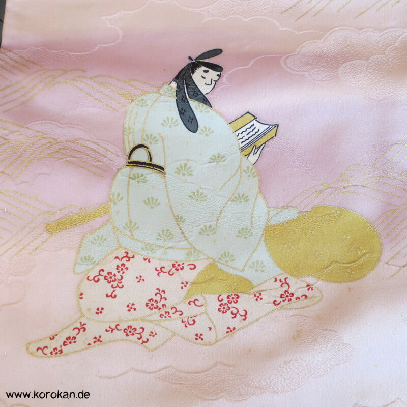 Murasaki Shikibu und Genji Homongi Kimono