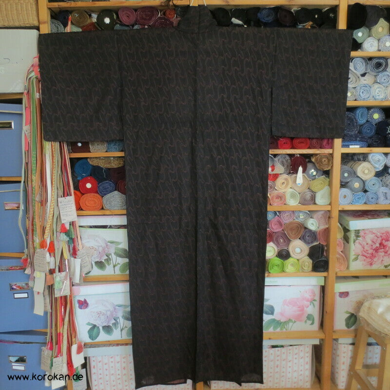 Wellen Drehergewebe Hitoe Kimono, Seide