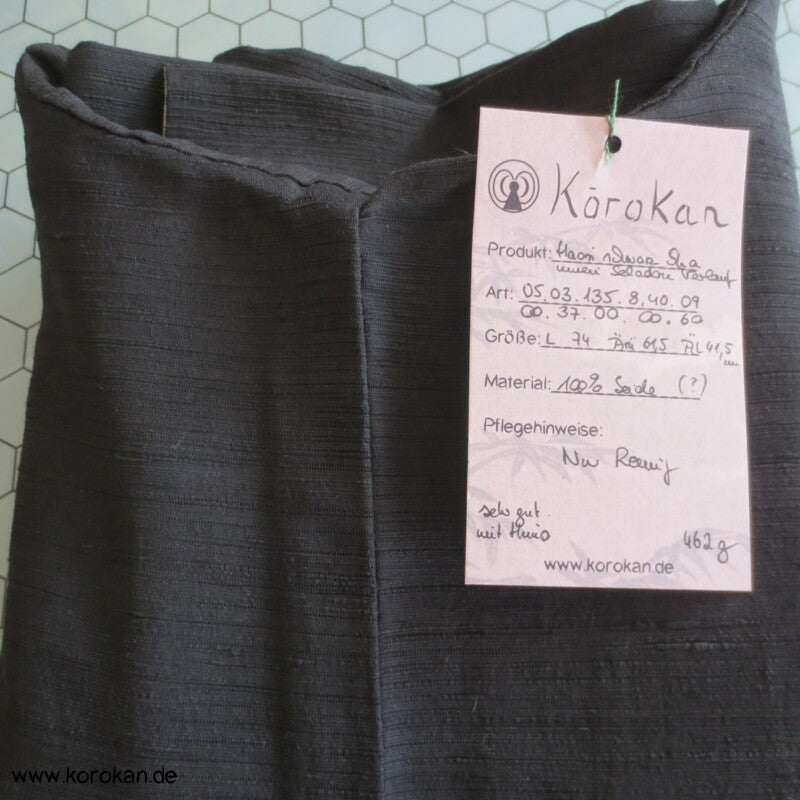 Rho Tsumugi Seide Haori - Kimono Jacke - für den Sommer