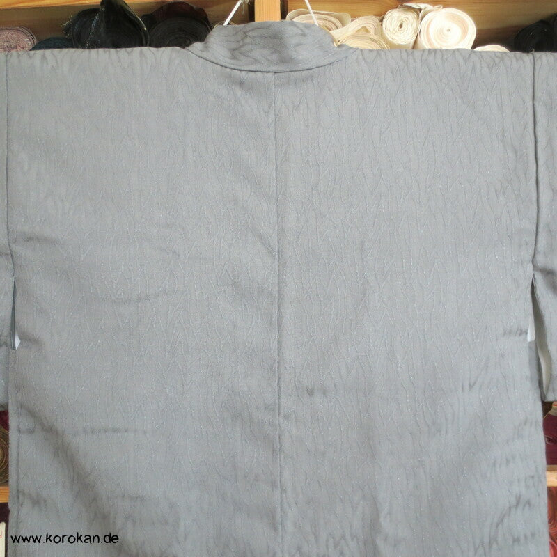 grau-silber - annual growth Haori Kimono Jacke, mit Himo