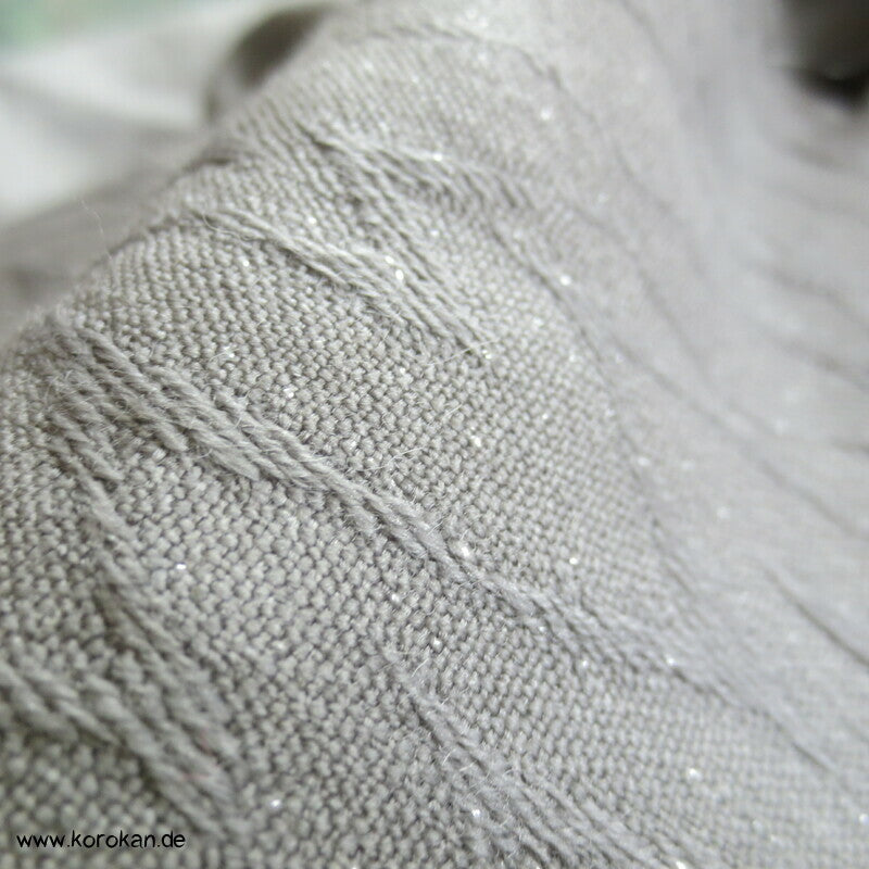 grau-silber - annual growth Haori Kimono Jacke, mit Himo