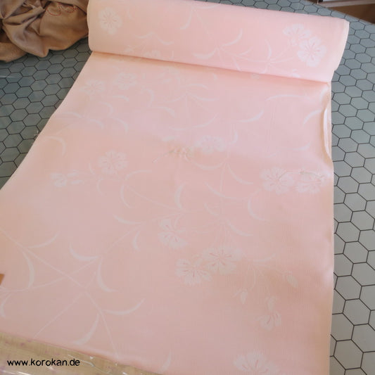 Nadeshiko - Nelkenmuster Juban Futterseide Tanmono