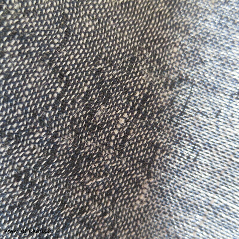 Pinien blaugrau Sommer Kimono Krepp