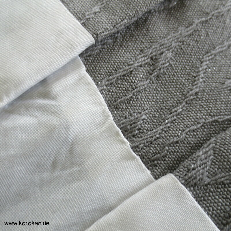 grau-silber - annual growth Haori Kimono Jacke, mit Himo