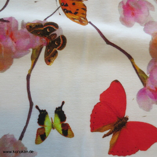 Kirschzweige Sakura ChoCho Baumwoll Jersey