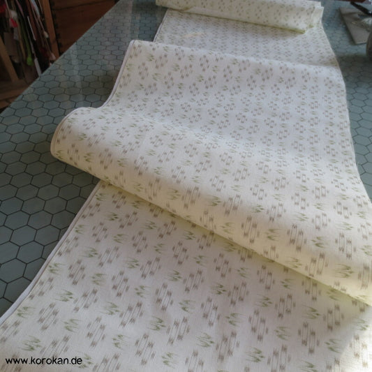 Schwalben Druck Kasuri Yukata Kimono Hanf Stoff