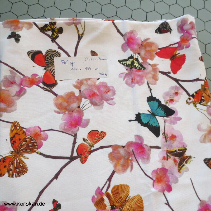 Kirschzweige Sakura ChoCho Baumwoll Jersey