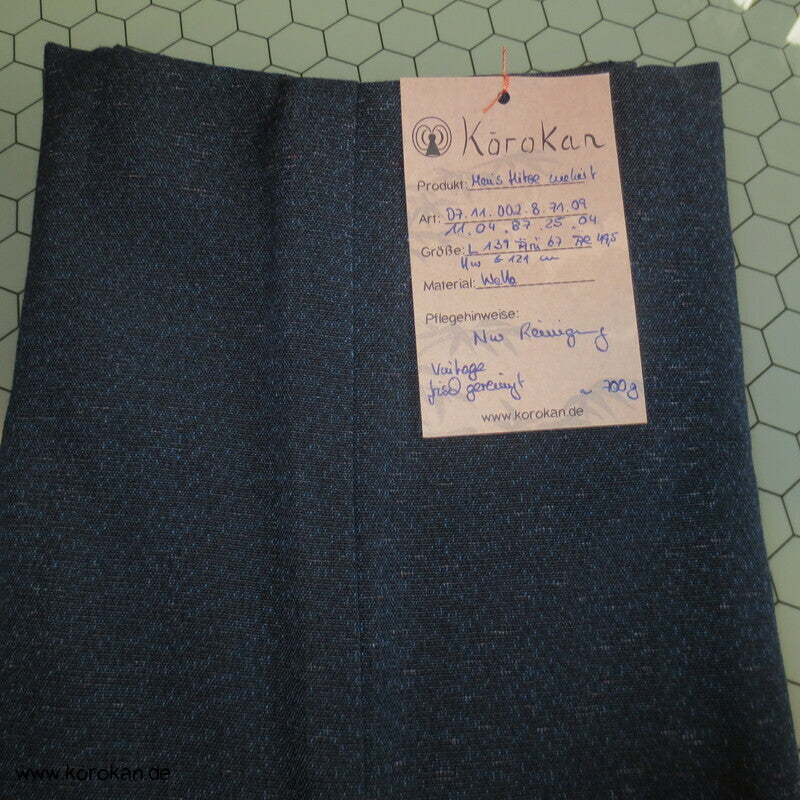 frisch gereinigter leichter Hitoe Woll Kimono