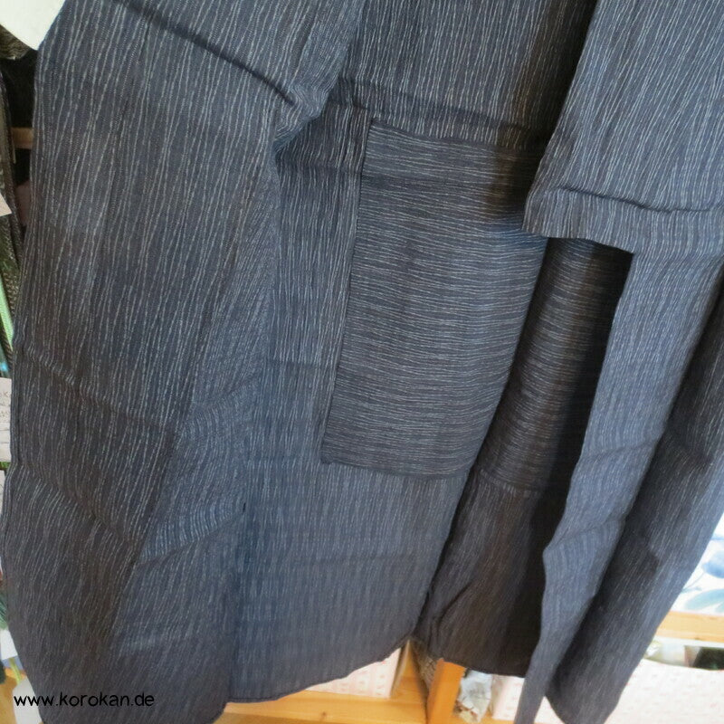 Tatewaku Streifen Jofu Hanf Hitoe Kimono
