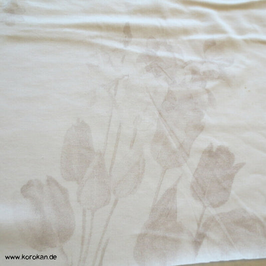 Baumwolljersey Tulpenstrauß Panel