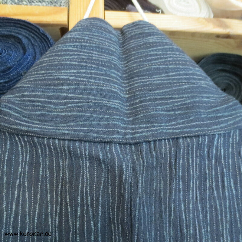Tatewaku Streifen Jofu Hanf Hitoe Kimono