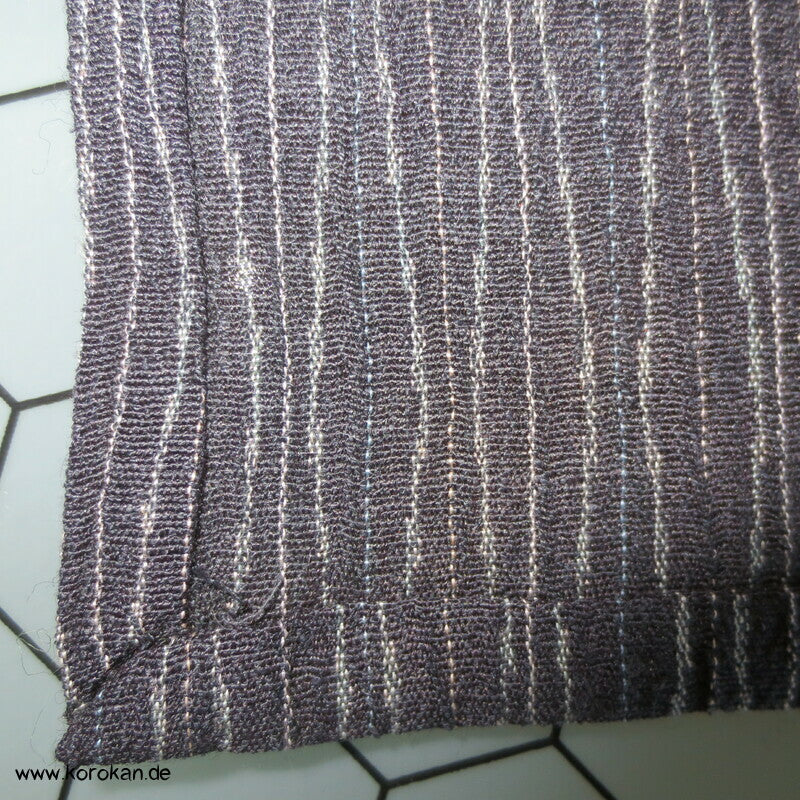 Tatewaku Streifen Jofu Hanf Hitoe Kimono