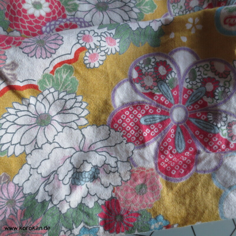 Kinchaku Zugbeutel - Tasche Baumwolle für Yukata Kimono
