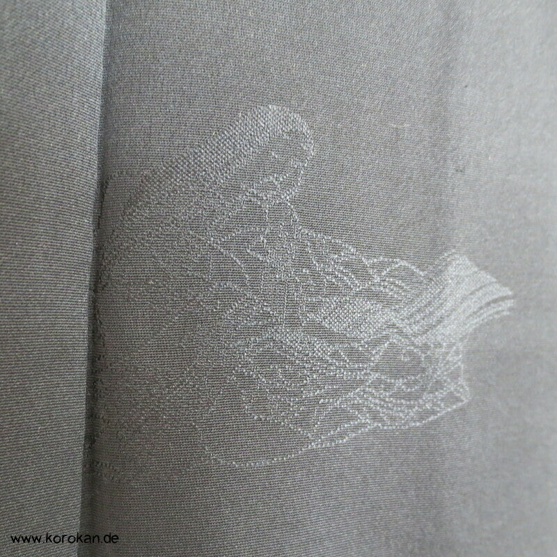 gestickte Hime Prinzessinnen Haori Kimono Jacke - Schwarz