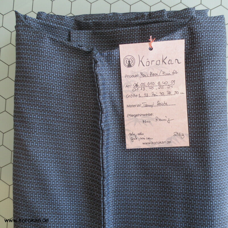 alte Kiefer Gedicht Futter Haori, Tsumugi Kasuri Seide