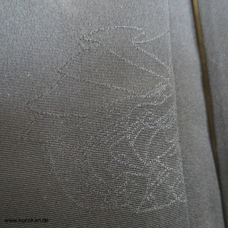 gestickte Hime Prinzessinnen Haori Kimono Jacke - Schwarz