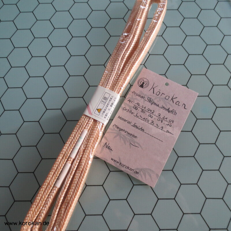 sandbeiger uni Obijime, Seide