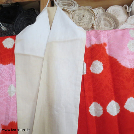 Wolken Shibori Seidendamast Juban Kimono