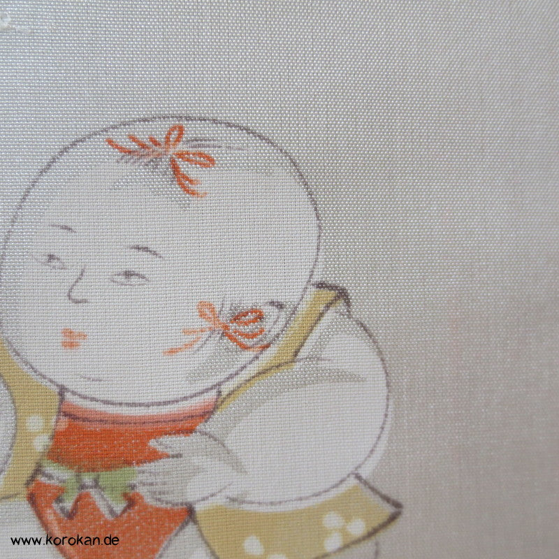 Gosho Dolls, spielende Kinder Juban Futterseide Schulterfutter
