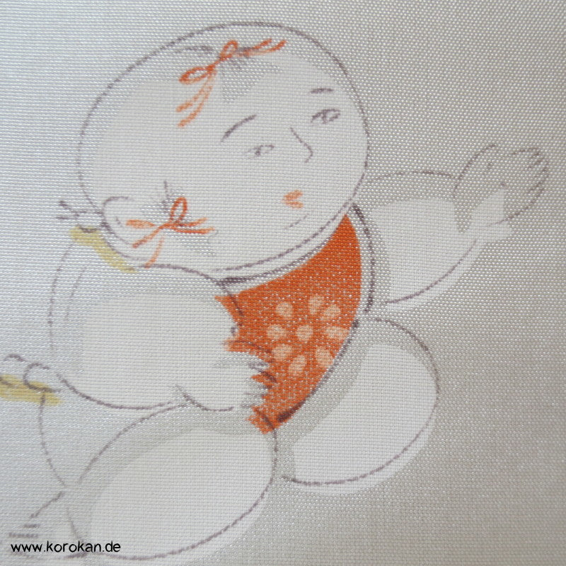 Gosho Dolls, spielende Kinder Juban Futterseide Schulterfutter