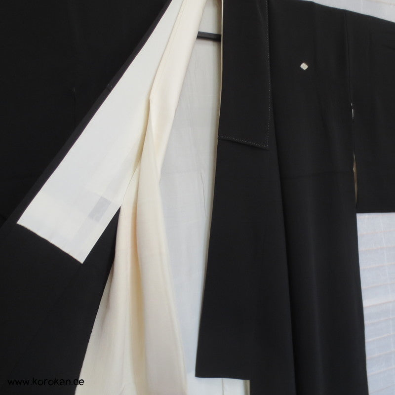 Phönix auf Fächer Tomesode Seiden Kimono