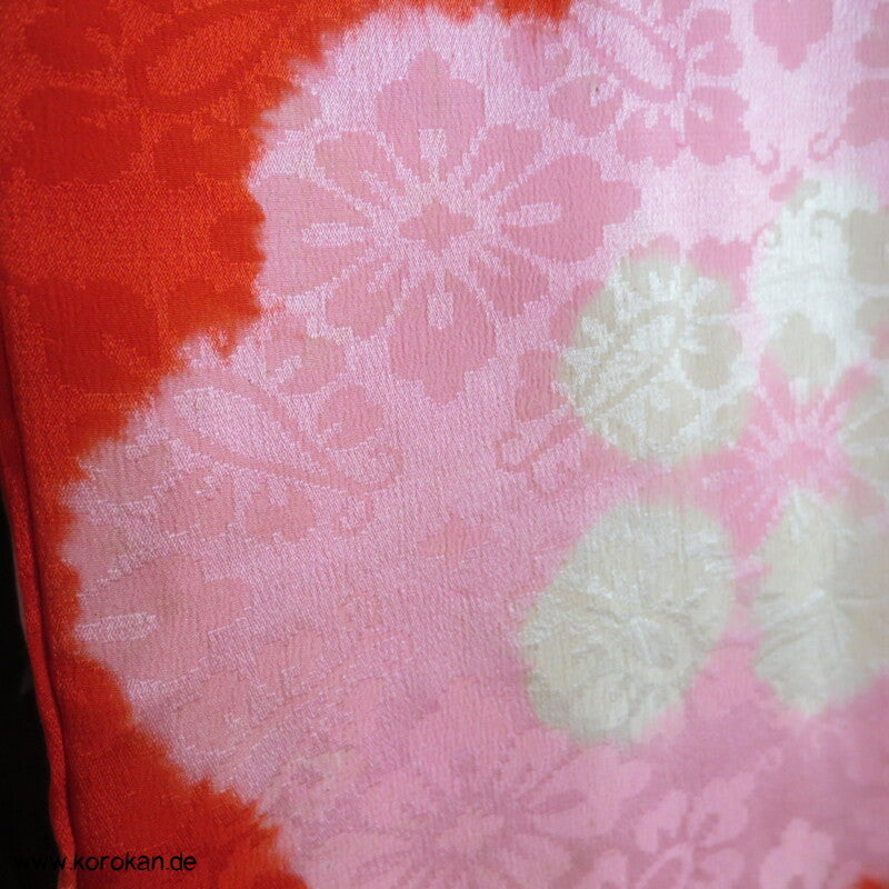 Wolken Shibori Seidendamast Juban Kimono