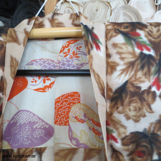 Herbstlaub Meisen Seiden Haori Kimono Jacke