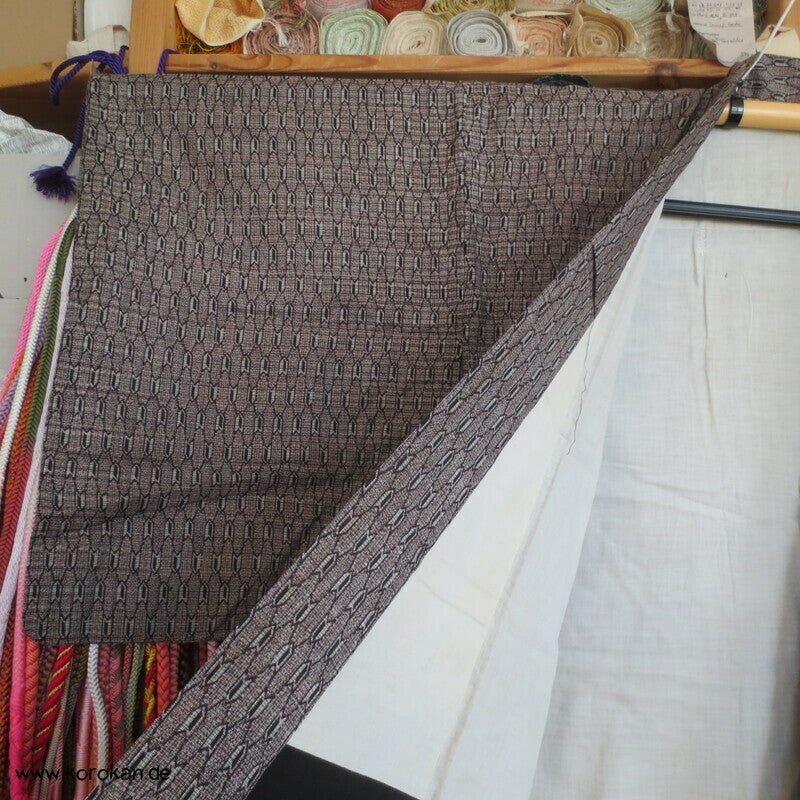 Oshima Tsumugi Seiden Kasuri Kimono Pfeile, antik