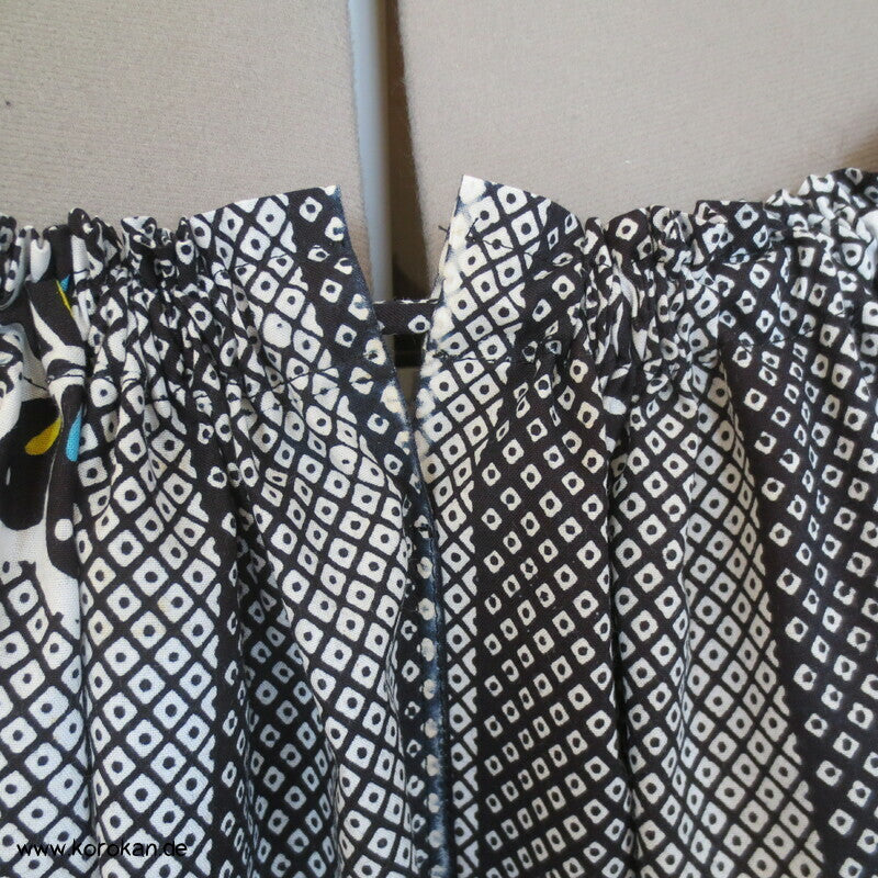 Hochsommer / Strand Kleid aus Yukata Baumwolle, Schmetterlinge, Gr. L