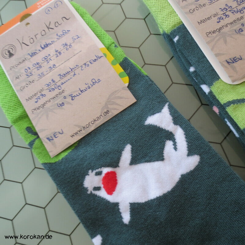 Dedoles Bambus Socken mit japanischen Motiven