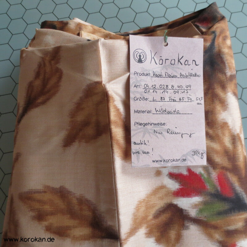 Herbstlaub Meisen Seiden Haori Kimono Jacke