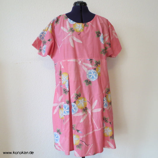Libelle und Ackerwinden Yukata Baumwolle Zero Waste Kosode Sommerkleid